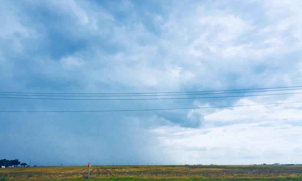 Scattered thundershowers as seen in Calallen on Thursday 9-6-18.