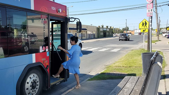 CCRTA bus ride 