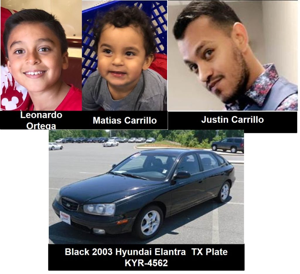 AMBER ALERT El Paso Police looking for 2 and 8 year old